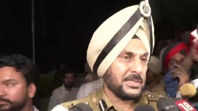 Punjab DIG GS Bhullar. (ANI) Punjab DIG GS Bhullar. (ANI)