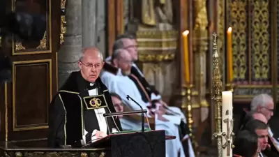 Archbishop of Canterbury Justin Welby delivered the sermon at Queen Elizabeth's state funeral (AFP)