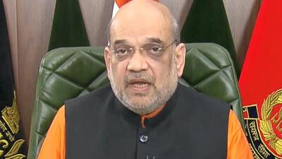 Union home minister Amit Shah. (PTI) Union home minister Amit Shah. (PTI)