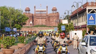 In the first phase of redevelopment, completed on September 12, 2021, the city government revamped the 1.3 km stretch between the Red Fort and Fatehpuri Masjid with red sandstone and a granite pavement. (ANI ARCHIVE) In the first phase of redevelopment, completed on September 12, 2021, the city government revamped the 1.3 km stretch between the Red Fort and Fatehpuri Masjid with red sandstone and a granite pavement. (ANI ARCHIVE)