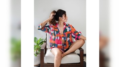 Rhea Chakraborty picked her outfit from the shelves of the clothing line Flirtatious which is a brand known for their resort wear and swimwear. (Instagram/@rhea_chakraborty) Rhea Chakraborty picked her outfit from the shelves of the clothing line Flirtatious which is a brand known for their resort wear and swimwear. (Instagram/@rhea_chakraborty)