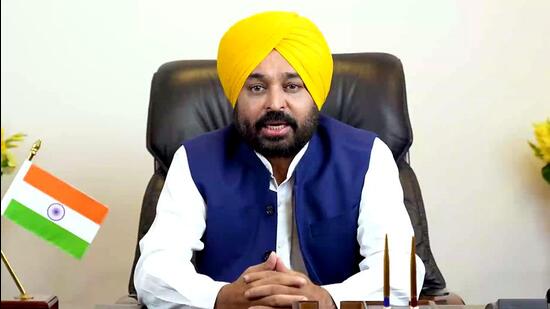 Punjab chief minister Bhagwant Mann. (ANI)