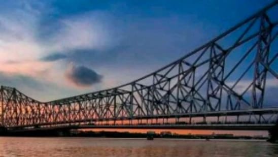 The Howrah Bridge in Kolkata. The West Bengal capital has the lowest crime rate among 19 major cities in India