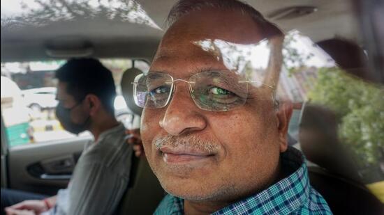 Delhi minister Satyendar Jain. (PTI)