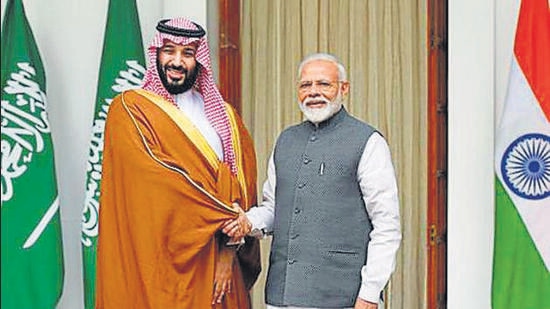 The ties between the two country’s have been strengthened since 2019, when PM Narendra Modi visited Saudi Arabia. (HT)