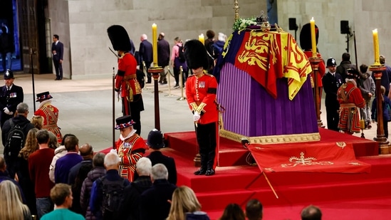 The longest-serving monarch of the UK - Queen Elizabeth II - who died on September 8 at Balmoral Castle in Scotland, will be laid to rest at Westminster Abbey in London today.(REUTERS)