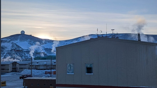 Starlink recently covered the McMurdo Station at Antarctica, which is inhabited by almost 1,000 people.(Twitter/ National Science Foundation)