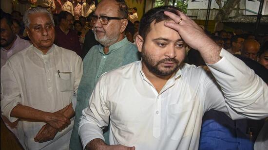 CBI on Saturday appealed to the special court of Delhi to cancel Tejashwi Yadav’s bail in the IRCTC scam. (PTI)