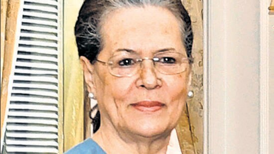 New Delhi, Aug 23 (ANI): Congress Interim President Sonia Gandhi calls on President Droupadi Murmu, at Rashtrapati Bhavan, in New Delhi on Tuesday. (ANI Photo/ President of India Twitter) (President of India Twitter)