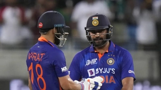 Virat Kohli with Rohit Sharma