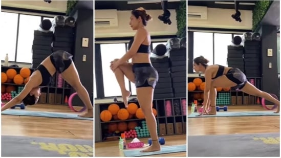 Malaika Arora embraces the warrior within her with an intense yoga flow session (Instagram)