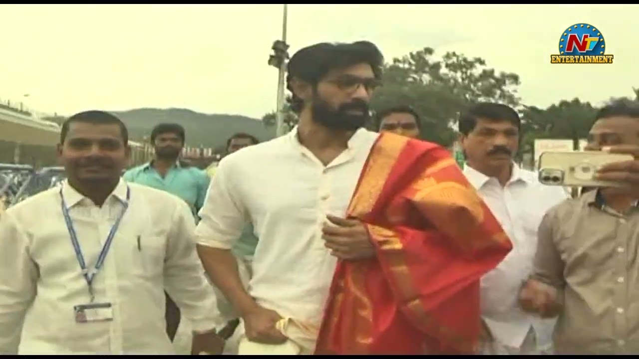 Rana Daggubati was recently in Tirupati with his family. Rana Daggubati was recently in Tirupati with his family. 