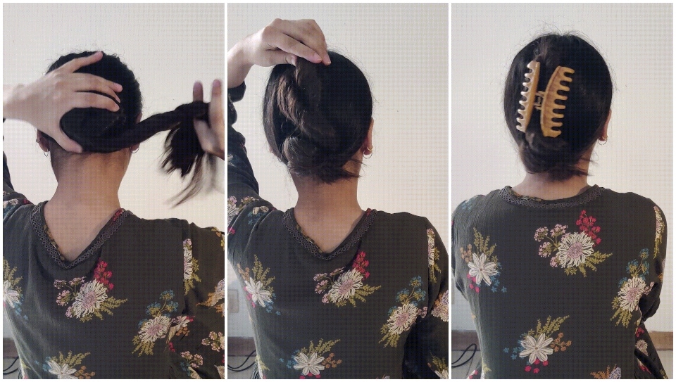 How To Do A Braided Bun Hair Tutorial - The Effortless Chic