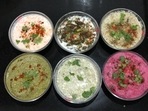 Navratri 2022: Vrat-friendly delicious raita recipes(Pinterest ) Navratri 2022: Vrat-friendly delicious raita recipes(Pinterest )