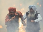 Diljit Dosanjh in a still from Ali Abbas Zafar-directorial Jogi. Diljit Dosanjh in a still from Ali Abbas Zafar-directorial Jogi.