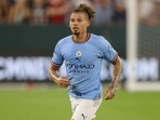 Kalvin Phillips in action for Manchester City.(AFP) Kalvin Phillips in action for Manchester City.(AFP)