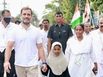 The photo was released on the official Twitter account of the Congress party. The photo was released on the official Twitter account of the Congress party.