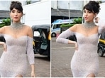 Nora Fatehi is an absolute goddess in pearl white thigh-slit gown for Jhalak Dikhhla Jaa 10&nbsp;