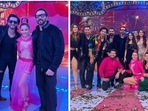 Rubina Dilaik poses with Ranveer Singh, Rohit Shetty, Varun Sharma and contestants on the Grand Finale of Khatron Ke Khiladi 12. Rubina Dilaik poses with Ranveer Singh, Rohit Shetty, Varun Sharma and contestants on the Grand Finale of Khatron Ke Khiladi 12.