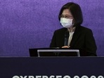 Russia-Ukraine War: Taiwan President Tsai Ing-wen during a speech.
