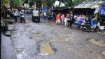 The 27-year-old banker has been trying to draw the attention of Brihanmumbai Municipal Corporation (BMC) and railway authorities to fix this pothole-ridden way for the last one month (VIjay Bate) The 27-year-old banker has been trying to draw the attention of Brihanmumbai Municipal Corporation (BMC) and railway authorities to fix this pothole-ridden way for the last one month (VIjay Bate)