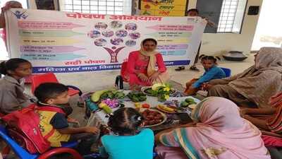 Nutrition Month: Competition for increasing health awareness among kids in Prayagraj (File pic)