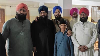 A batch of 48 Sikh pilgrims reached Hemkund Sahib shrine on Tuesday