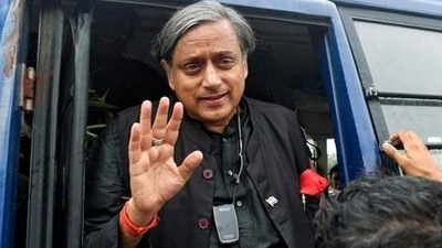 Shashi Tharoor met Congress interim chief Sonia Gandhi on Monday. (ANI File Photo) Shashi Tharoor met Congress interim chief Sonia Gandhi on Monday. (ANI File Photo)