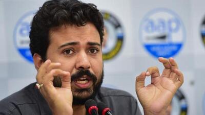 New Delhi: Aam Aadmi Party (AAP) leader Durgesh Pathak addresses a press conference, in New Delhi, Monday, Sept. 7, 2020. (PTI Photo/Kamal Kishore)(PTI07-09-2020_000187B) (PTI) New Delhi: Aam Aadmi Party (AAP) leader Durgesh Pathak addresses a press conference, in New Delhi, Monday, Sept. 7, 2020. (PTI Photo/Kamal Kishore)(PTI07-09-2020_000187B) (PTI)