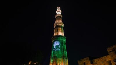 The Qutub Minar in Delhi. (Amal KS/HT Photo) The Qutub Minar in Delhi. (Amal KS/HT Photo)