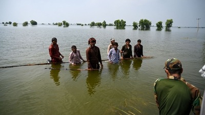 Pakistan flood-borne diseases could get 'out of control', say officials (AFP) Pakistan flood-borne diseases could get 'out of control', say officials (AFP)