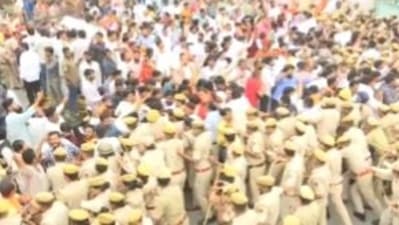 Lumpy skin disease: BJP workers protest in Rajasthan.&nbsp; ((ANI) )