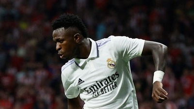 Real Madrid's Vinicius Junior in action. (REUTERS)