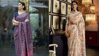 Akhilm sarees look uber graceful and royal. Akhilm sarees look uber graceful and royal.