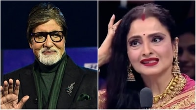 Rekha once mistakenly said Amitabh Bachchan's KBC intro on Super Dancer 2. Rekha once mistakenly said Amitabh Bachchan's KBC intro on Super Dancer 2.