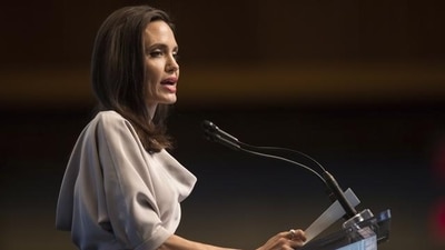Actor and UNHCR Special Envoy Angelina Jolie has reached Pakistan to help people affected by floods. (AP) Actor and UNHCR Special Envoy Angelina Jolie has reached Pakistan to help people affected by floods. (AP)