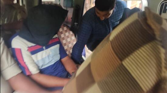 Two suspected terrorists with ISIS links have been arrested from Shivamogga, home minister Araga Jnanendra said on Tuesday. (ANI) Two suspected terrorists with ISIS links have been arrested from Shivamogga, home minister Araga Jnanendra said on Tuesday. (ANI)