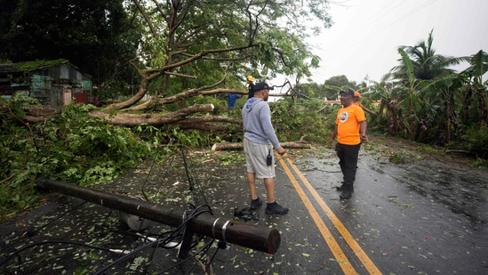After passing close to Turks and Caicos late Monday or early Tuesday, the storm is expected to track north later in the week, out into the ocean, although it could come perilously close to tiny Bermuda.(AFP)