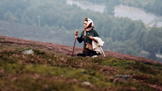 Queen Elizabeth II's Funeral: The photo of the Queen was taken at Balmoral.(Twitter)