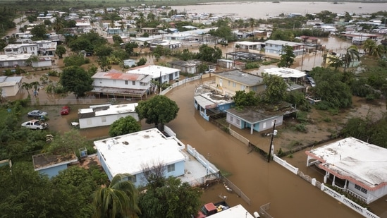 Across Puerto Rico, Hurricane Fiona caused landslides, blocked roads and toppled trees, power lines and bridges, Governor Pedro Pierluisi said.(AP)
