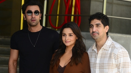 Brahmastra actors Ranbir Kapoor, Alia Bhatt and director Ayan Mukerji talk about the success of the film.(AFP)