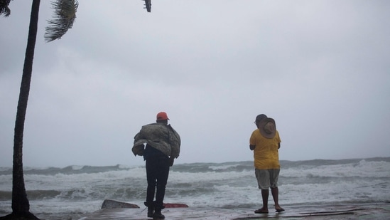 Hurricane Fiona was packing maximum sustained winds of 100 miles per hour (155 kilometers per hour), according to the NHC, which expected it to strengthenon Tuesday to a Category Three storm, making it this season's first major Atlantic hurricane.(AFP)