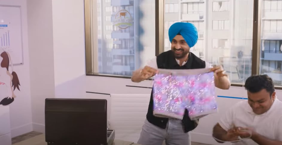 Babe Bhangra Paunde Ne trailer saw Diljit Dosanjh on a quest to become a ‘rich man’. Babe Bhangra Paunde Ne trailer saw Diljit Dosanjh on a quest to become a ‘rich man’.