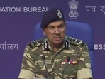 CRPF DG Kuldiep Singh addresses a press conference on Wednesday. (ANI)