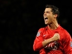 Cristiano Ronaldo during his first stint for Manchester United.