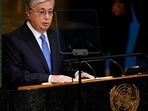 Kazakhstan Elections: Kassym-Jomart Tokayev, President of Kazakhstan during an address.(AP) Kazakhstan Elections: Kassym-Jomart Tokayev, President of Kazakhstan during an address.(AP)
