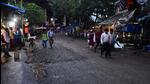 The civic body also put up a barricade to prevent vehicles from entering the stretch and to make it safe for pedestrians (VIjay Bate) The civic body also put up a barricade to prevent vehicles from entering the stretch and to make it safe for pedestrians (VIjay Bate)