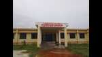 The newly constructed building of the Intermediate college in Devghat, Koraon in Prayagraj (HT PHOTO) The newly constructed building of the Intermediate college in Devghat, Koraon in Prayagraj (HT PHOTO)