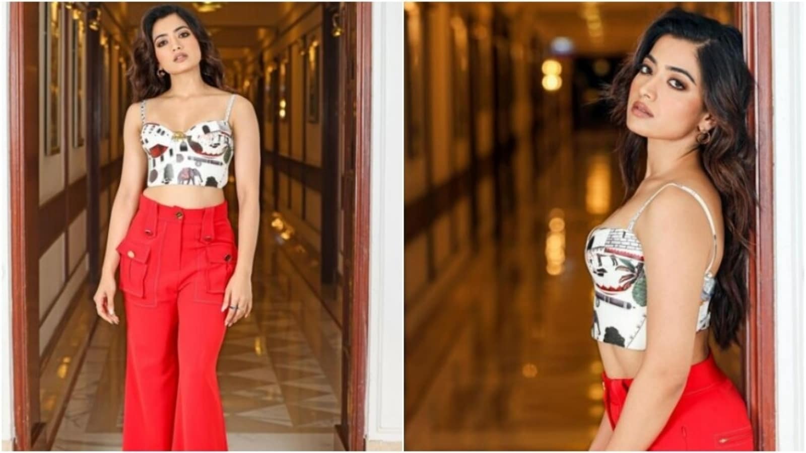Rashmika Mandanna Sets Summer Fashion In Louis Vuitton Cropped