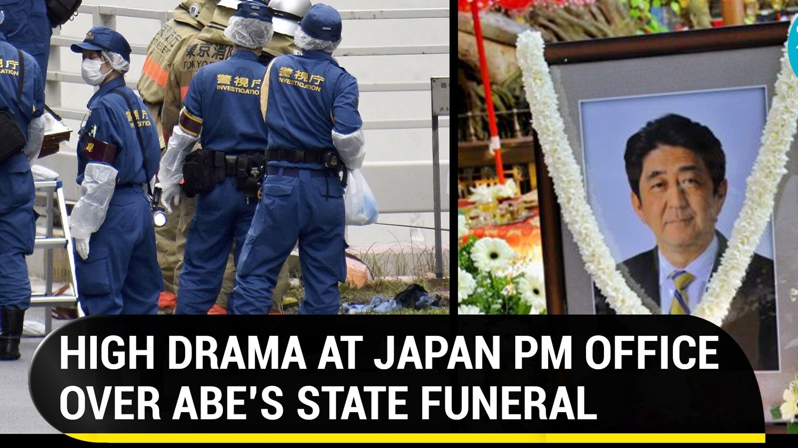 Abe's state funeral storm hits Japan PM office; Man tries to self ...